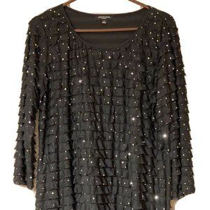 Notations, Black, Sparkly Top